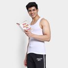 Men's 100% Cotton Gym T-Shirt , White, small